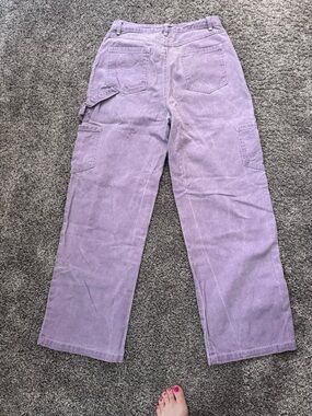 Altar'd State Lavender Denim Carpenter Pants